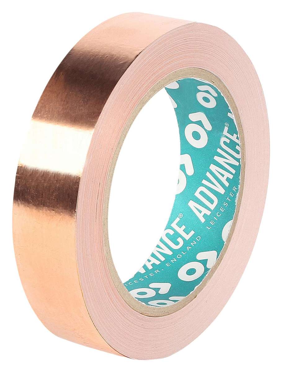 Advanced Tapes (AT526 COPPER 33M X 25MM) Tape, 25 mm x 33 m