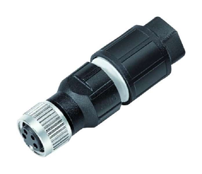Binder (99-3376-500-04) Sensor Connector, M8, Female, 4 Positions