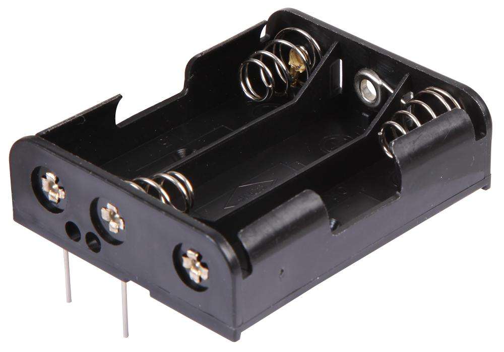 Multicomp Pro (MP000326) Battery Holder, PCB, 3 x AA