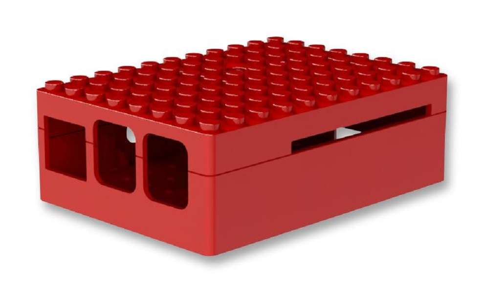 Multicomp Pro (CBPIBLOX-RED.) Dev Board Enclosure, ABS, Red