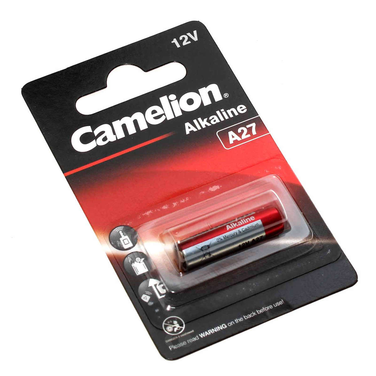A27 Camelion Battery 12V Alkaline for Remote - 1 Battery In The Pack