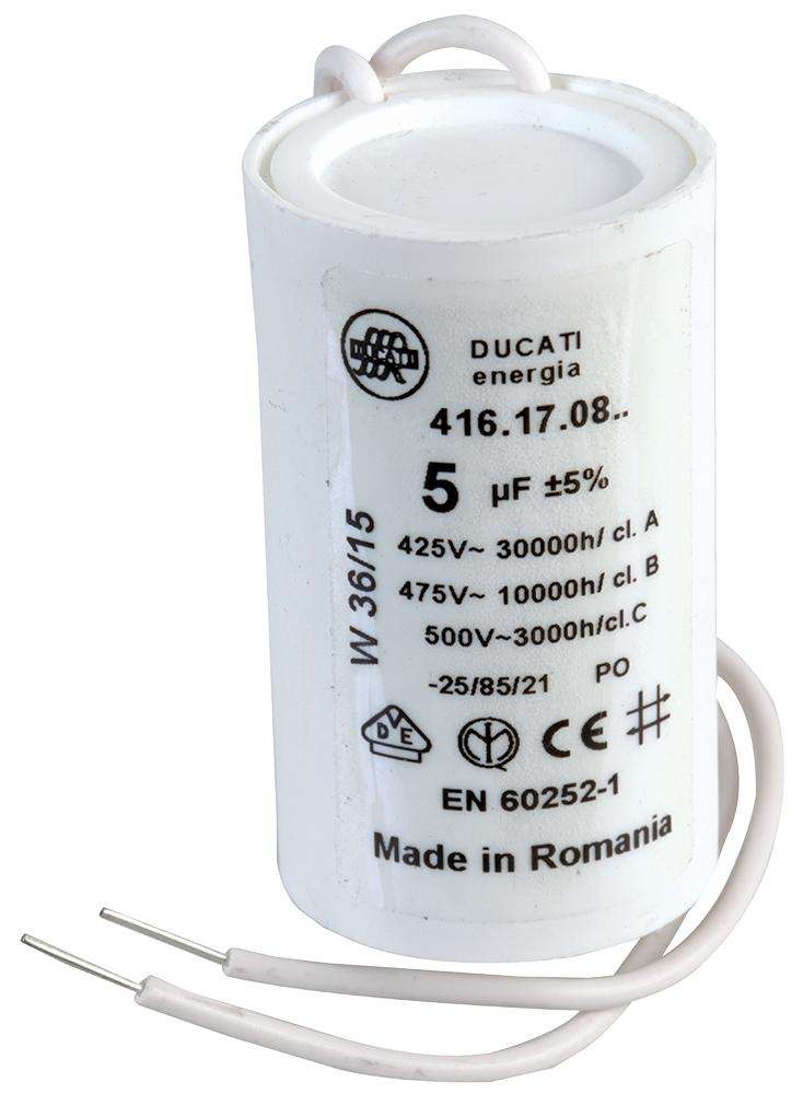 Ducati (4.16.17.08.06) Motor Run Capacitor, Metallized PP, Can