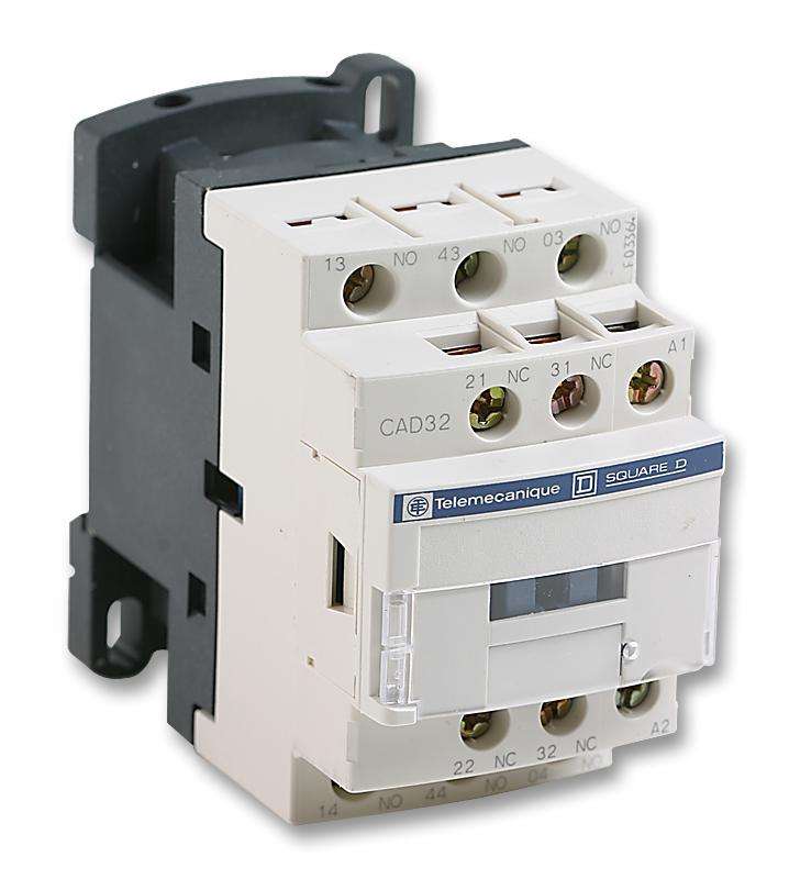 General Purpose Relay, TeSys D Series, Power, 3PST-NO, DPST-NC, 230 V, 10 A