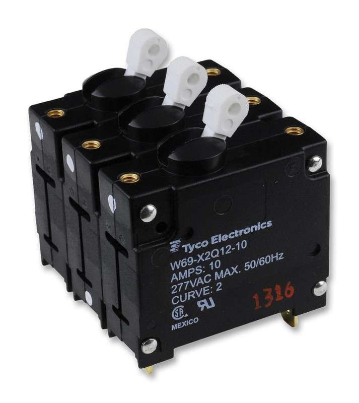 Eaton, Circuit Breaker, Hydromagnetic, 1P, 250V, 50A