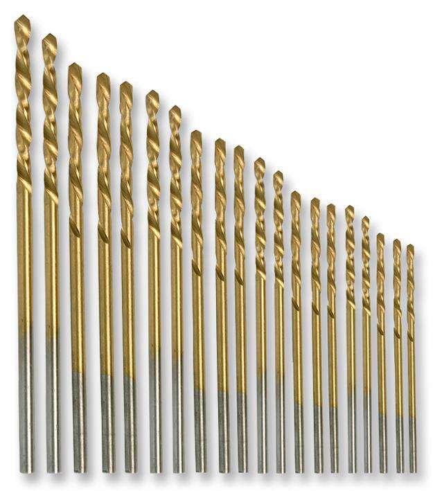 Duratool: 20 Piece Micro HSS Drill Bit Set - D00232