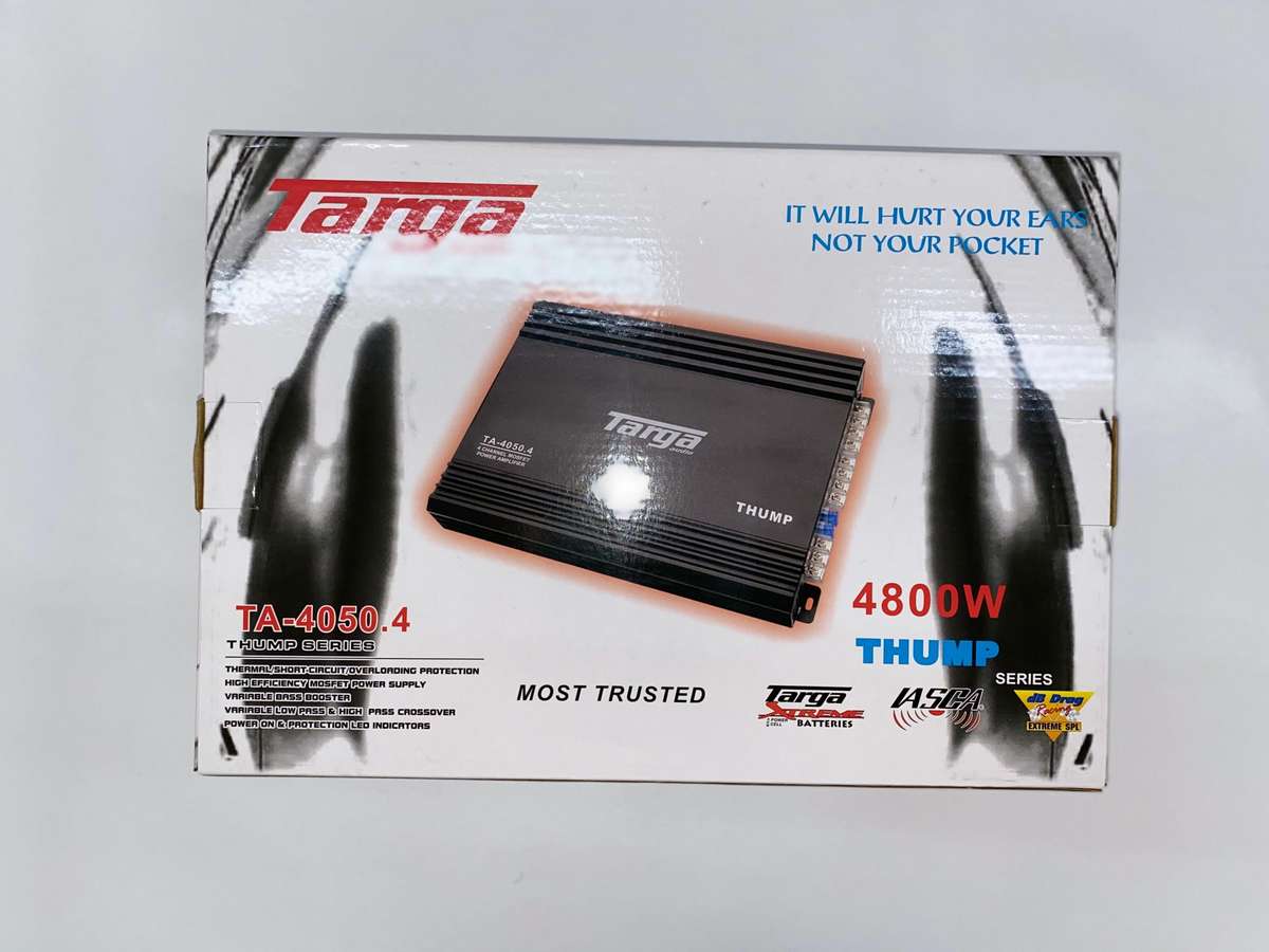 TARGA THUMP TA-4050.4 4800W 4CHANNEL AMP