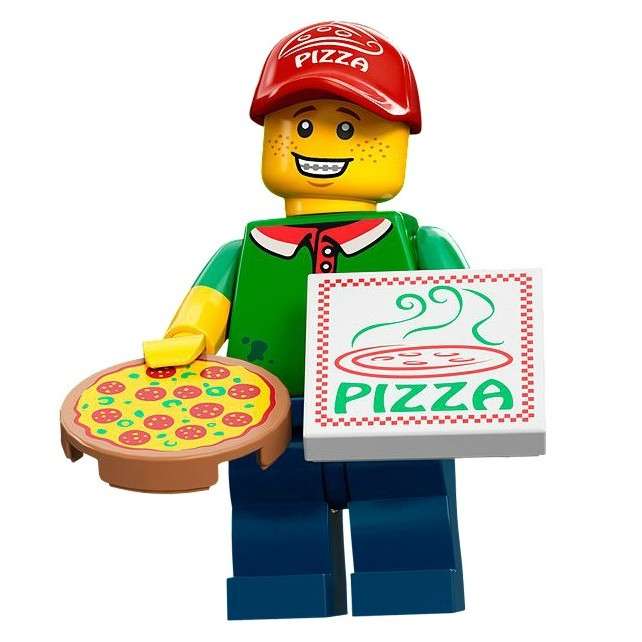 Pizza Delivery Guy- LEGO Series 12 Minifigure