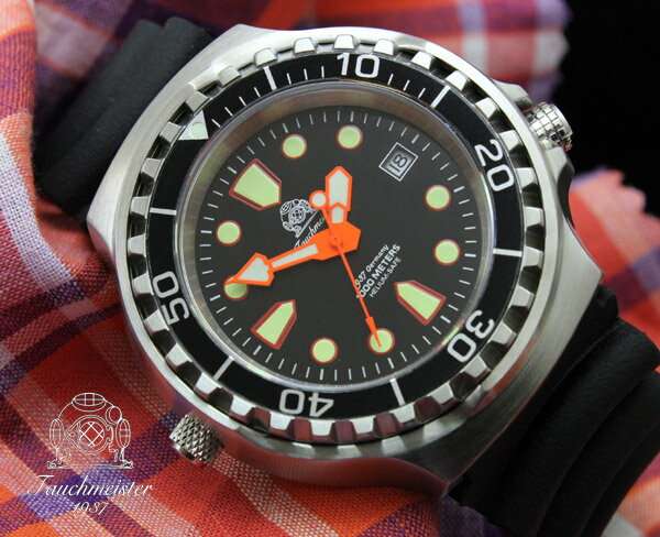 TAUCHMEISTER 1937 GERMANY®  52MM Automatic Helium Watch SEA MONSTER 1000 METER DEEP SEA WATCH