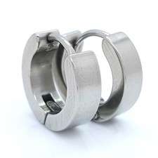 316L Stainless Steel Cuff Huggie Hoop Earrings