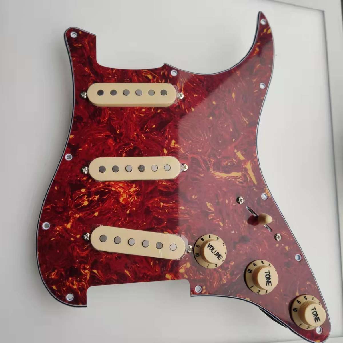 Build Your Own Loaded Prewired Pickguard with Alnico Single Coil Pickups (S/S/S)