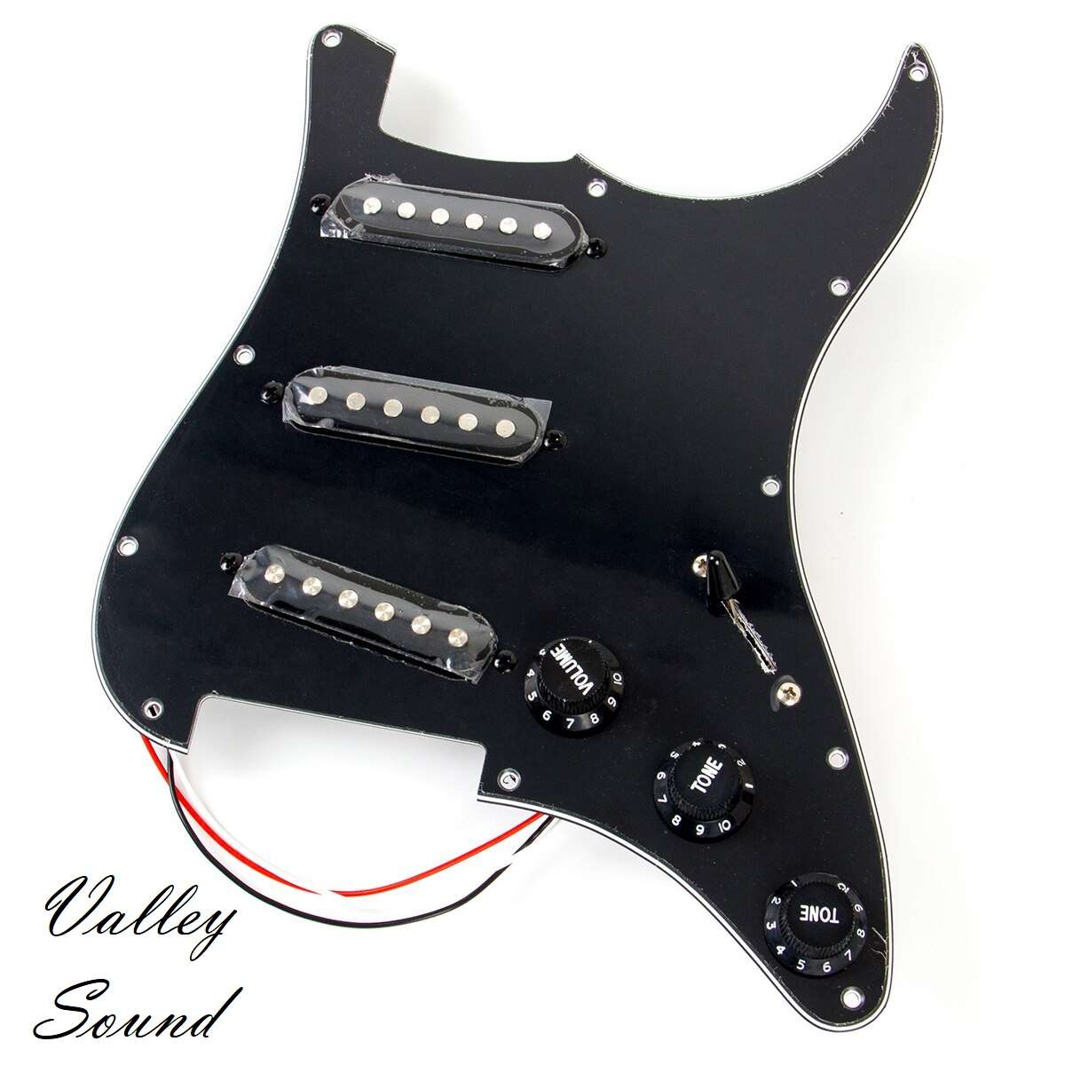 Build Your Own Loaded Prewired Pickguard with Alnico Single Coil Pickups (S/S/S)