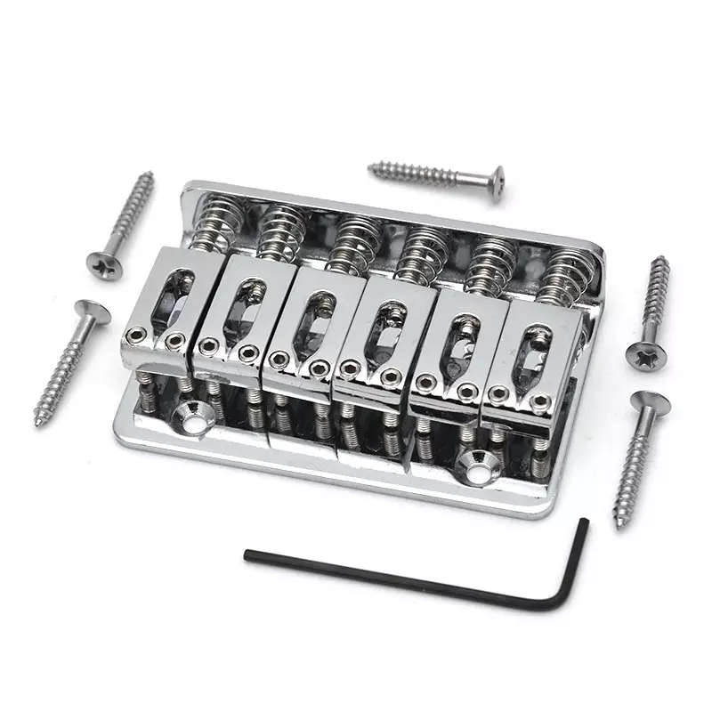 Chrome 2-Point Fixed Strat Bridge