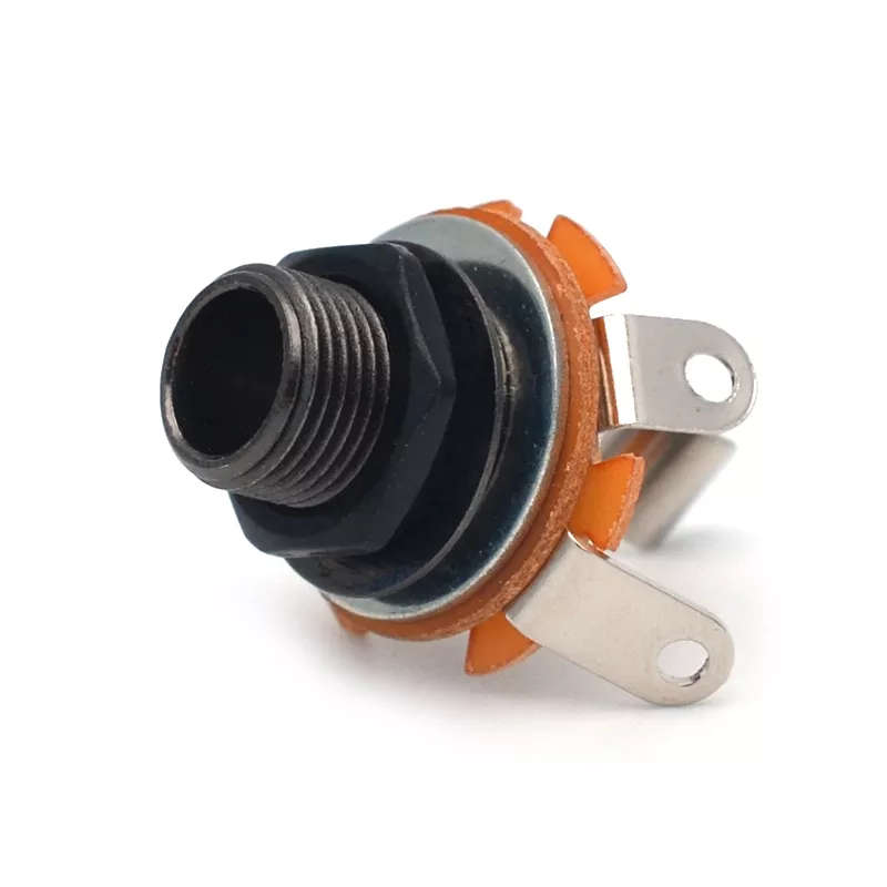 1/4'' (6.35mm) Mono Output Jack Socket Black