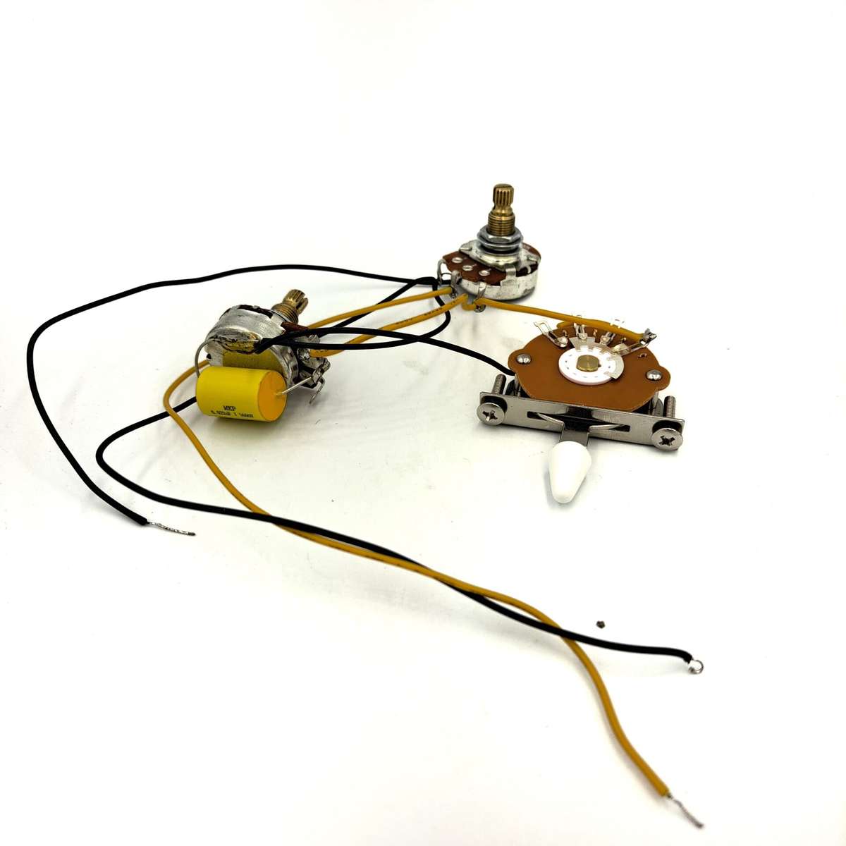 Pre-wired Electronics for Strat, Master Volume and Master Tone