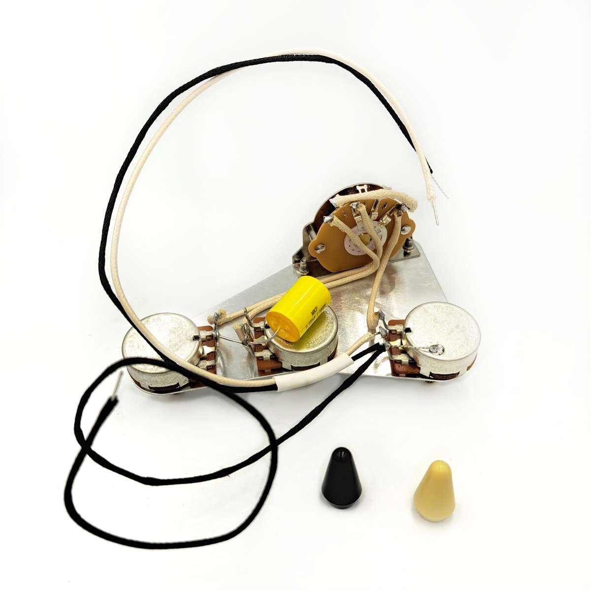 S/S/S Prewired Electronic Assembly for Stratocaster Guitars USA Layout - Solder-in