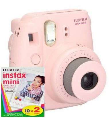 Fujifilm Instax Mini 8 + 20 Sheets Instant film included! - Pink