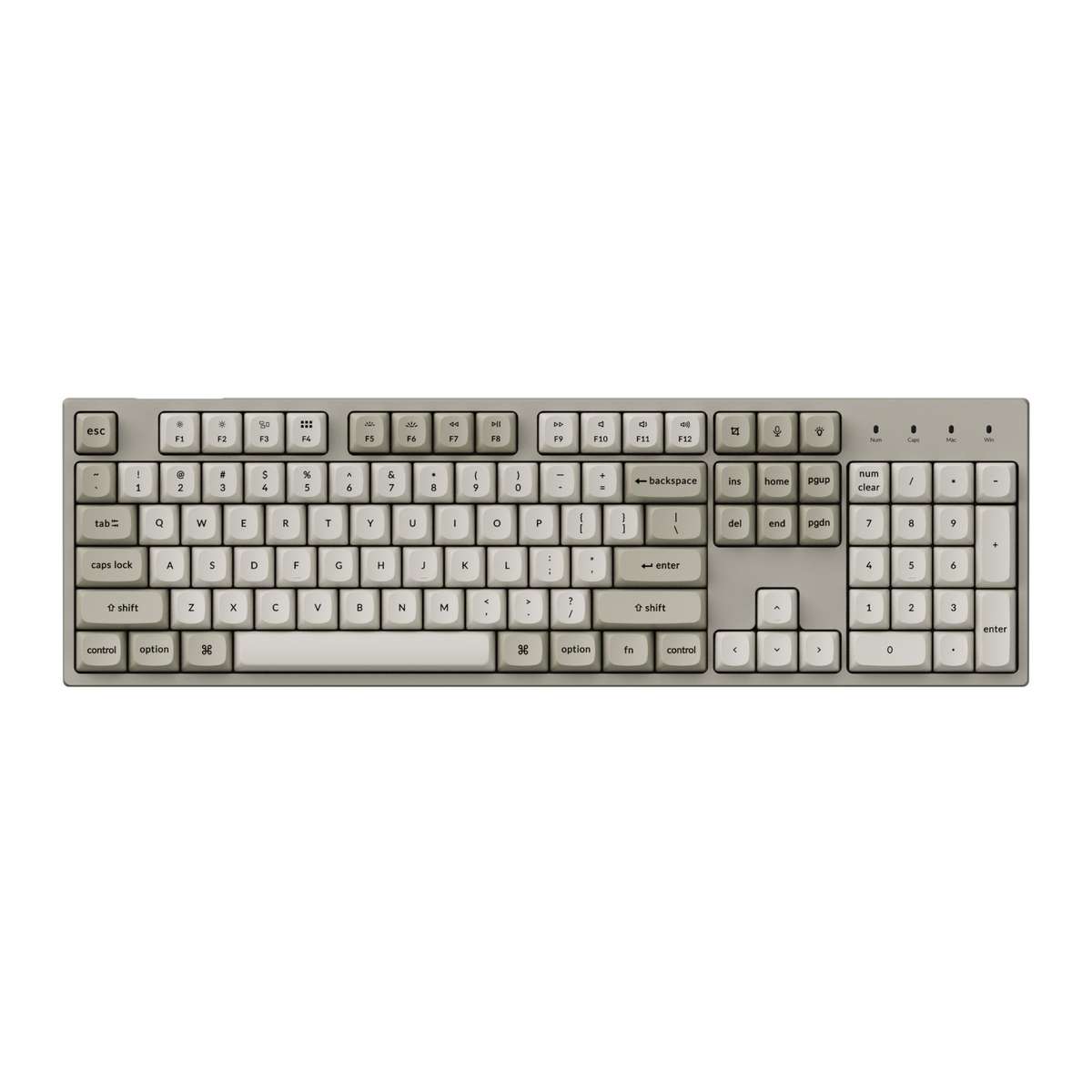 Keychron C2 Pro 100% 8K Super Red Switch Hot-Swap RGB Wired Custom Mechanical Keyboard