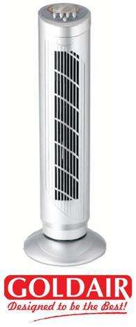 Goldair Silver Tower Fan (GTF-320SA) - NW Summer