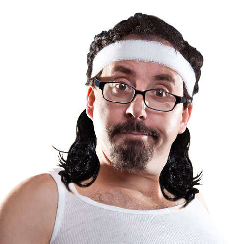 Instant Headband Mullet - Thumbs Up