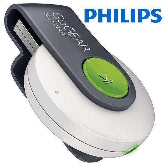 Philips GoGEAR MP3 player White SoundDot 2GB (SA4DOT02WN/12) - ACT