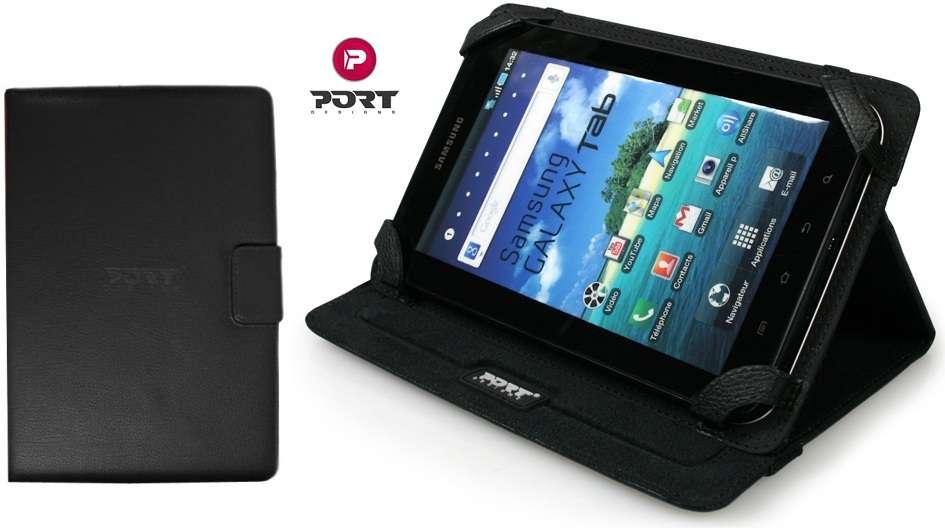 Port Designs Detroit IV 8.9" universal tablet cover - Black (201251) - ACT
