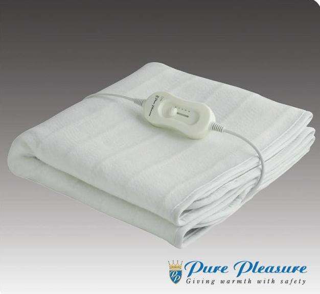 Pure Pleasure Single All Night Non-Fitted Electric Blanket (ZE75/3) - Stingray