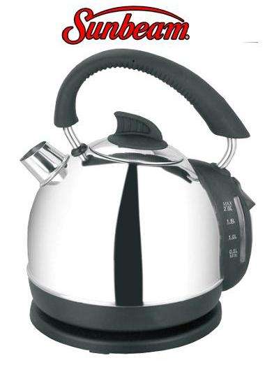 Sunbeam Polished Stainless Steel 2 Litre Traditional Cordless Kettle (STCK-1104A) - NW-AP