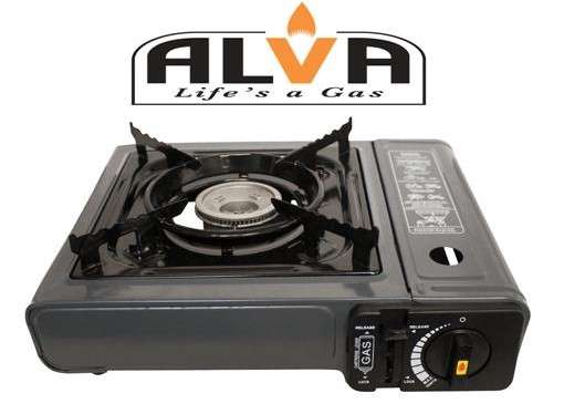 Alva Single Burner Canister Stove Butane Range (CCR101) - Stingray