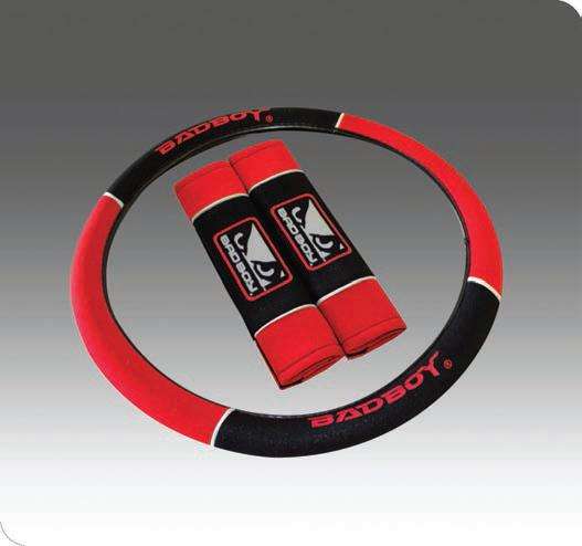 Bad Boy SWC Cover/Seatbelt Comforter Black/Red (ZCBBSWC01BKRE) - Stingray