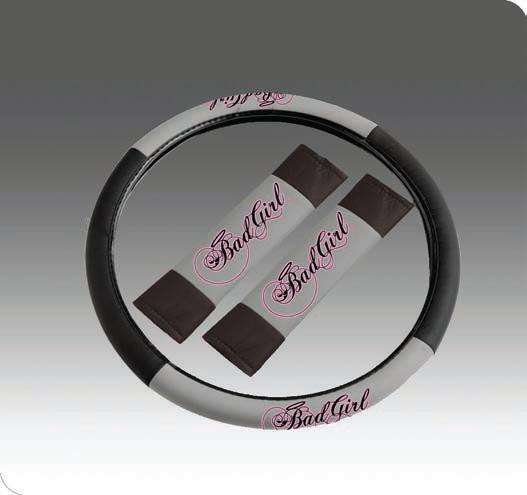 Bad Girl SWC Cover/Seatbelt Comforter Black/Grey (ZCBGSWC01BKGR) - Stingray