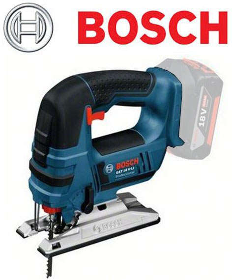 Bosch Professional Cordless Jigsaw (GST 18 V-LI - Solo) - BSC