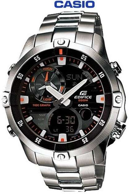 Casio Edifice Analog-Digital Mens Watch (EMA-100D-1A1VDF) - Casio
