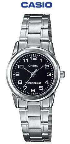 Casio Ladies Analog Stainless Wrist Watch (LTP-V001D-1BUDF) - Casio
