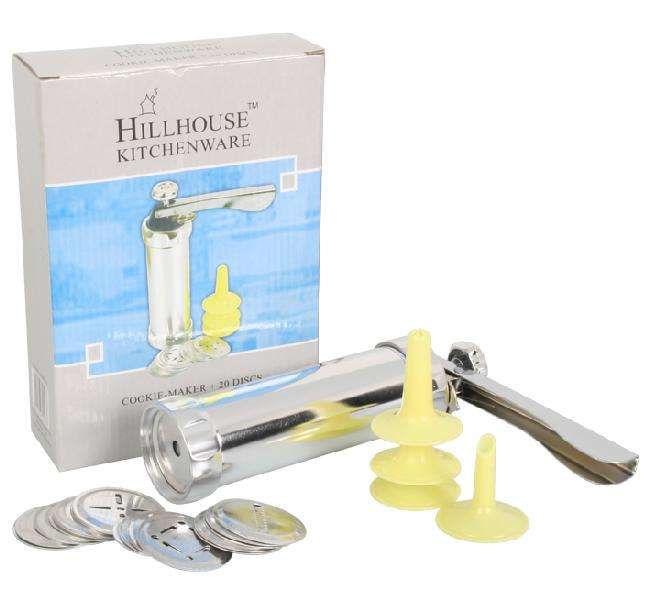 Cookie-Maker With 20-Steel Discs Hillhouse (024-000014) - Kitchenware 4502