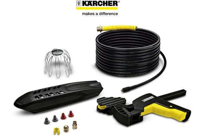Kärcher Gutter and Pipe Cleaning set with 20m Hose (2.642-240.0) - Karcher