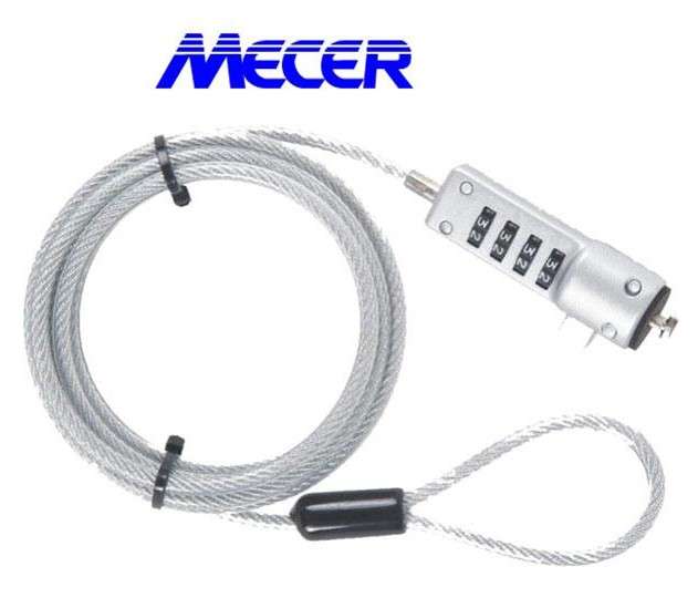 Mecer 4-Dial Notebook Cable Lock (Lkcp-0093) - Mecer 4712