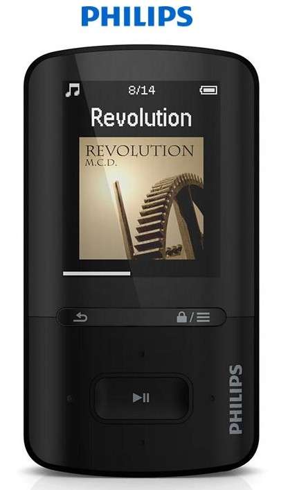 Philips GoGEAR Vibe 8GB MP4 player (SA4VBE08KN) - ACT