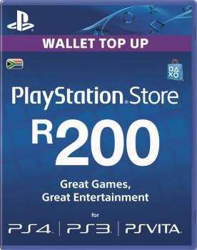 Playstation network R200 voucher PS3/PS4/PS Vita - Sony 1270