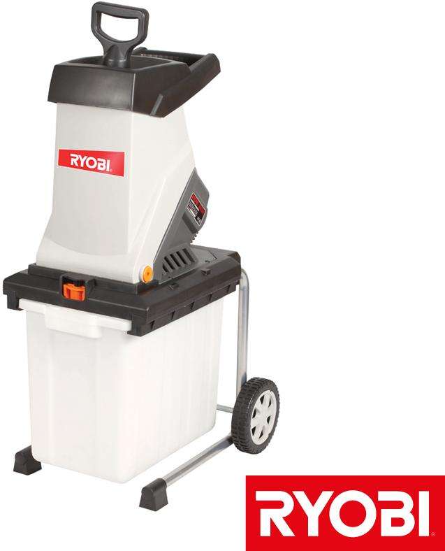 Ryobi 2400W Mulching Shredder With 50L Bin 40mm (RGS-1240) - Ryobi
