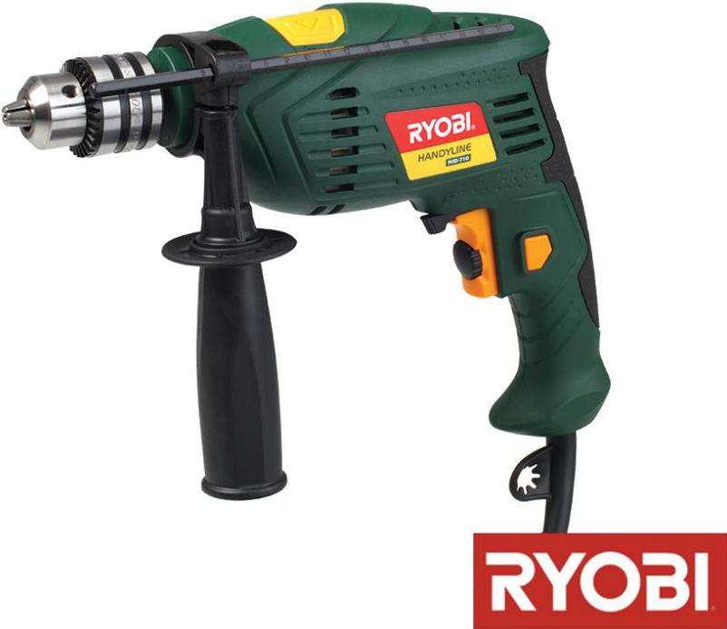 Ryobi 710W Impact Drill 13mm Keyed Chuck (HID-710) - Ryobi