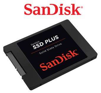 SanDiskSSD, SSD Plus, 240GB Solid State Drive (SDSSDA-240G-G25) - Mustek