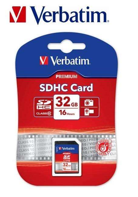 VERBATIM - 32GB SECURE DIGITAL SDHC CLASS 10 (43963)