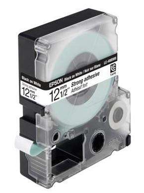 EPSON Label Cartridge - Strong Adhesive LC-4WBW9 Black/White 12mm (9m) (C53S625411)