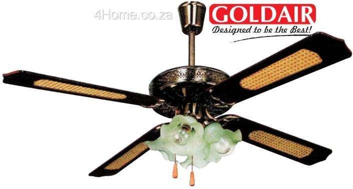 Goldair 132cm Delux Four Light Ceiling Fan (CF-400A)