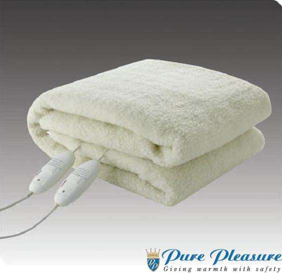 Pure Pleasure Queen Fullfit Fleece Washable Electric Blanket (ZEPJFFNFQ)