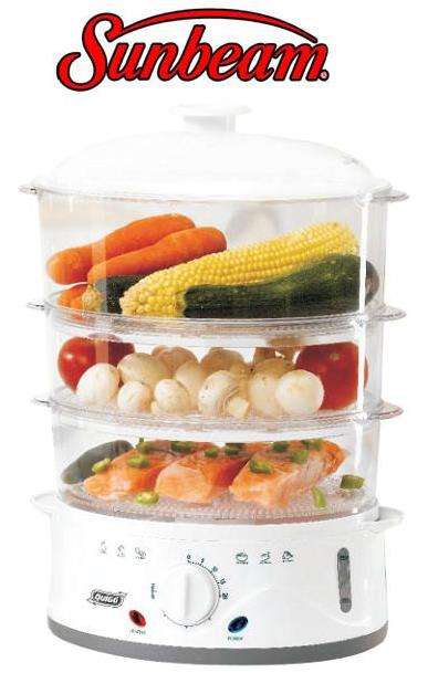 Sunbeam 3 Tier Food Steamer (SFS-300)