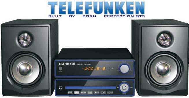 TELEFUNKEN MICRO DVD HI-FI SYSTEM (TMD-400B)