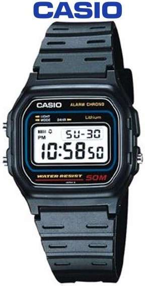 Casio Classic Casual Unisex Resin Wrist Watch (W-59-1VQ) - Casio