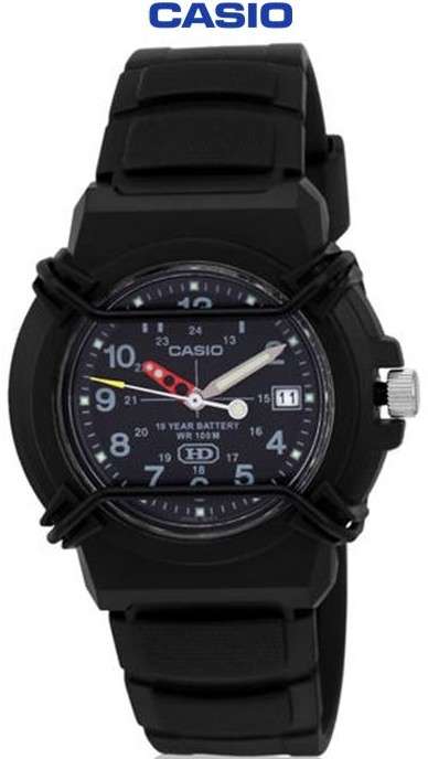 Casio Youth Black Men's 100M (HDA-600B-1BVDF)