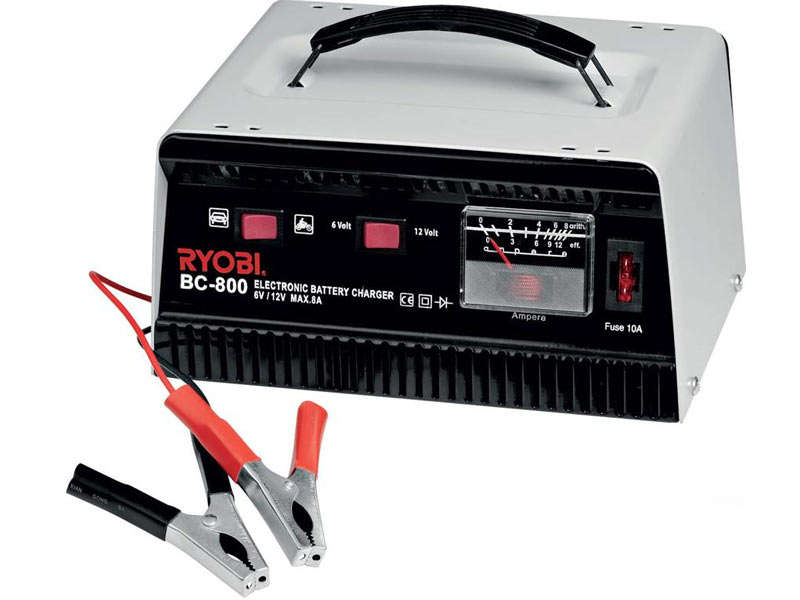 Ryobi Electronic 8Amp Battery Charger (BC-800)